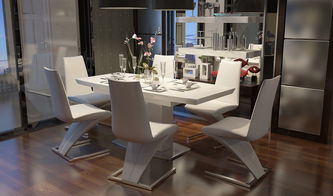 时尚餐桌设计 淘宝家具3D效果图制作 餐桌3D设计 Furniture designer